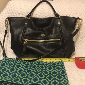 Oryany Black Leather Bag
